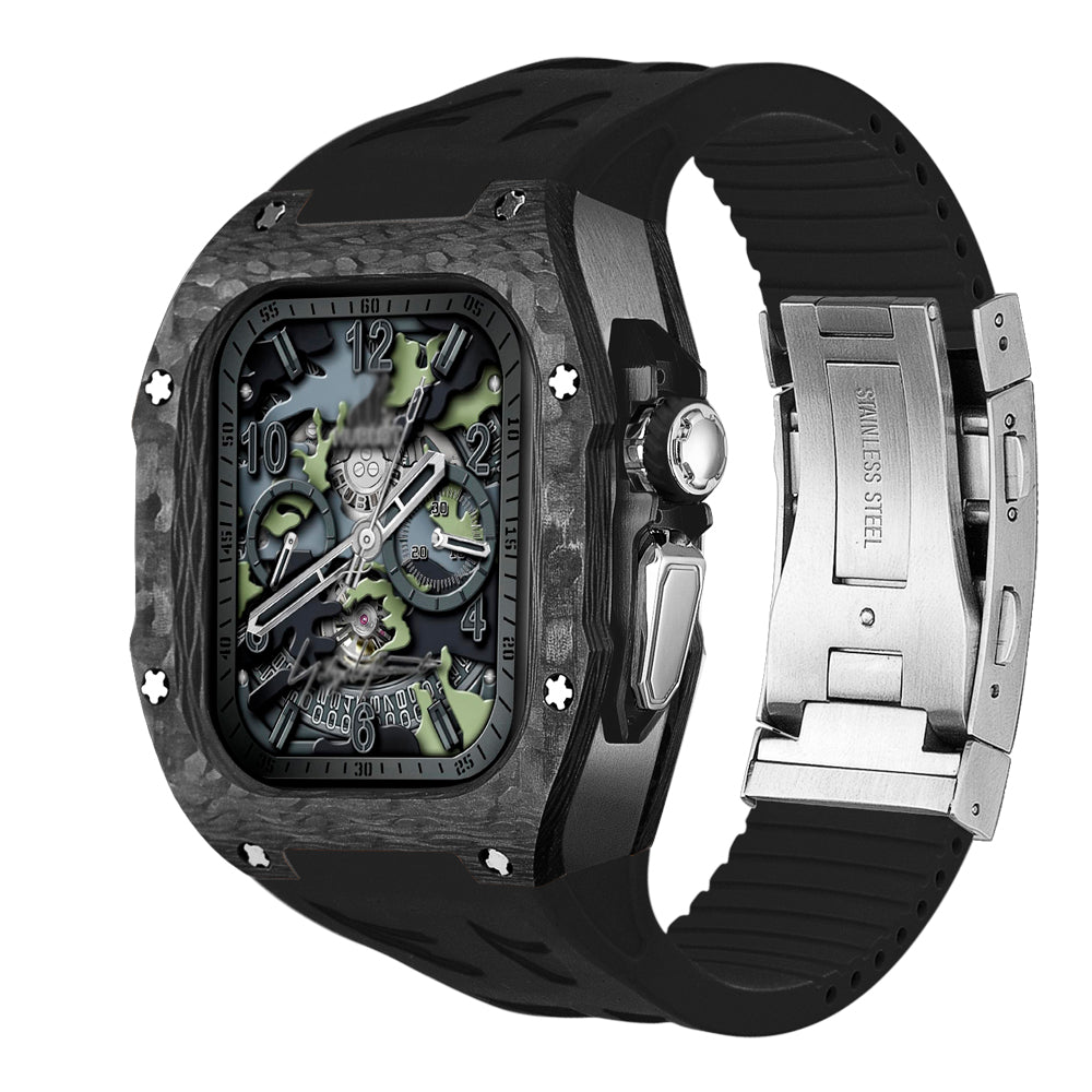 Apple Ultra Watch Case 49mm - Carbon Fiber RG Titanium Case