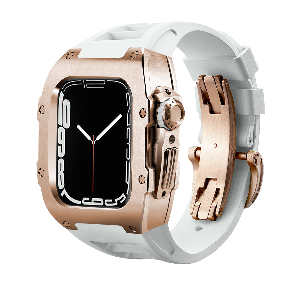 ICONIC TI Series 44/45mm - Case for Apple Watch (Titanium Rose Gold)