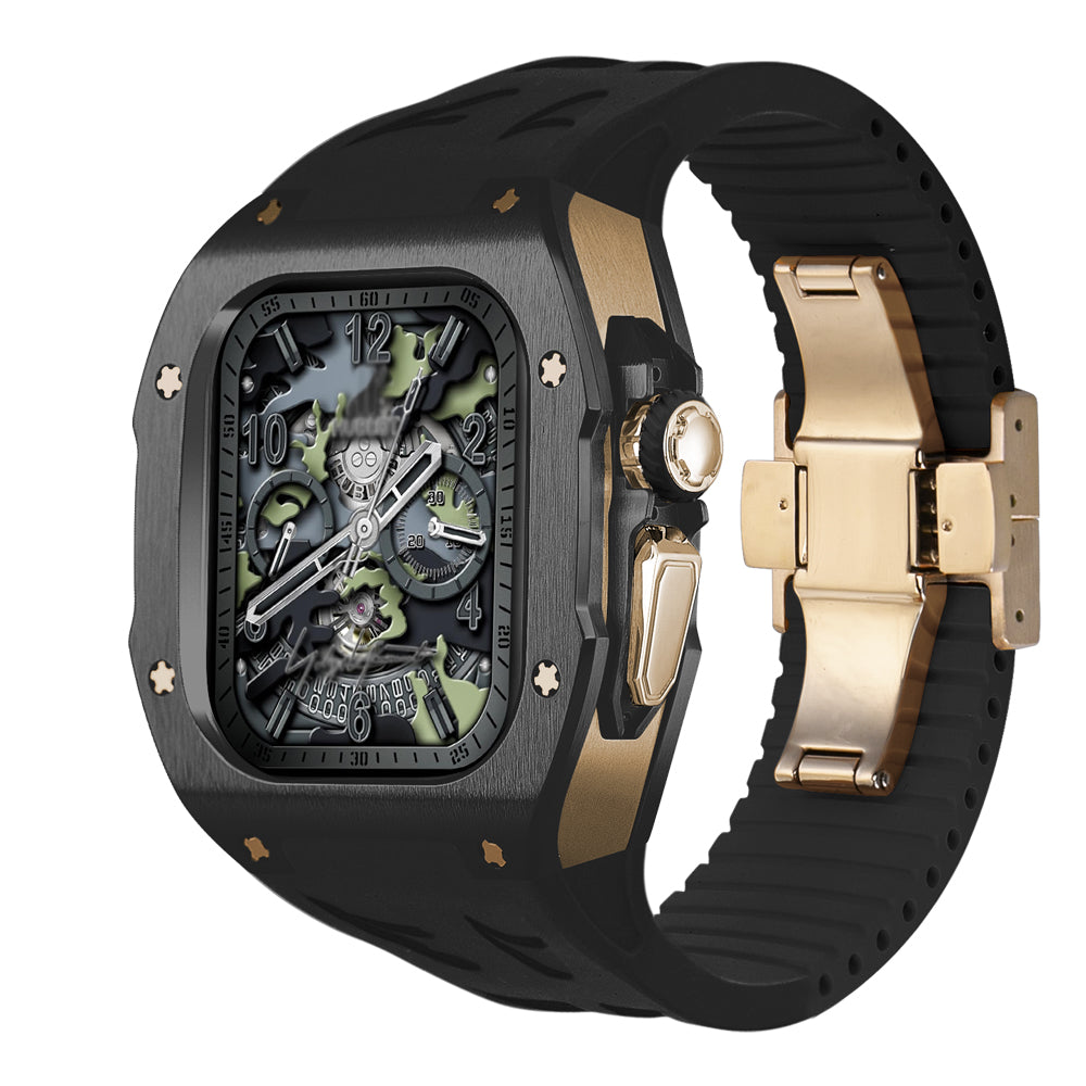 ICONIC TI Series 49mm - Caja para Apple Watch (Titanium Onyx Blush)