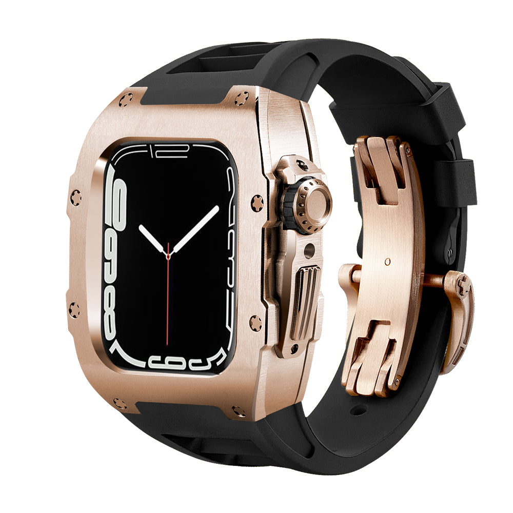 ICONIC TI Series 44/45mm - Case for Apple Watch (Titanium Rose Gold)