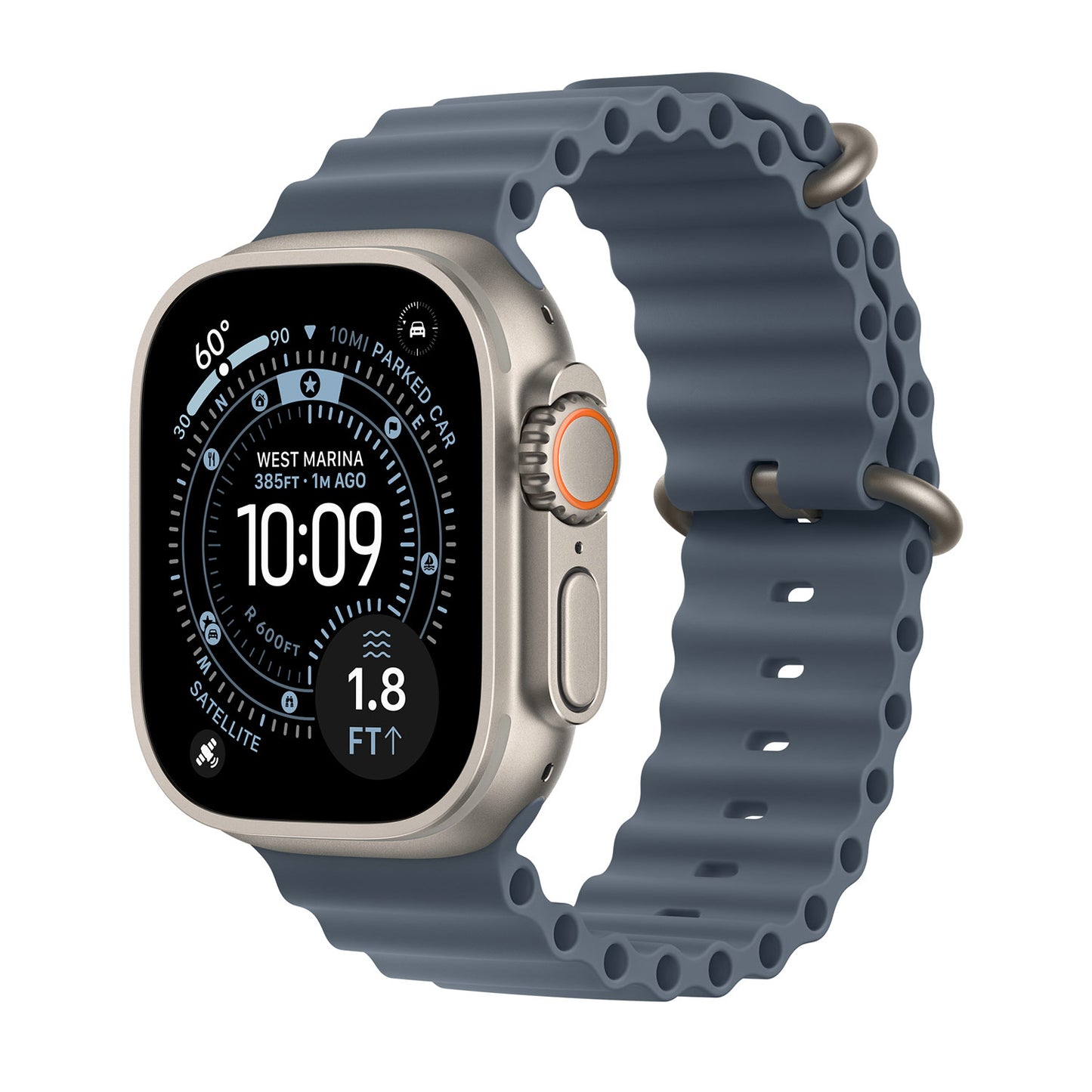 Silicone Sport Band untuk Apple Watch - Midnight Black