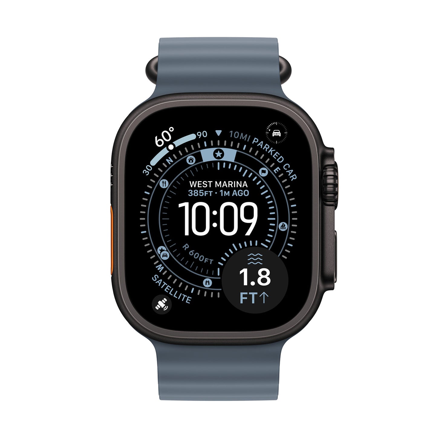 Silicone Sport Band untuk Apple Watch - Midnight Black