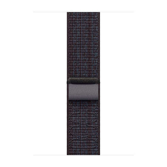 Sport Weave Nylon Loop Strap for Apple Watch - Black/Blue