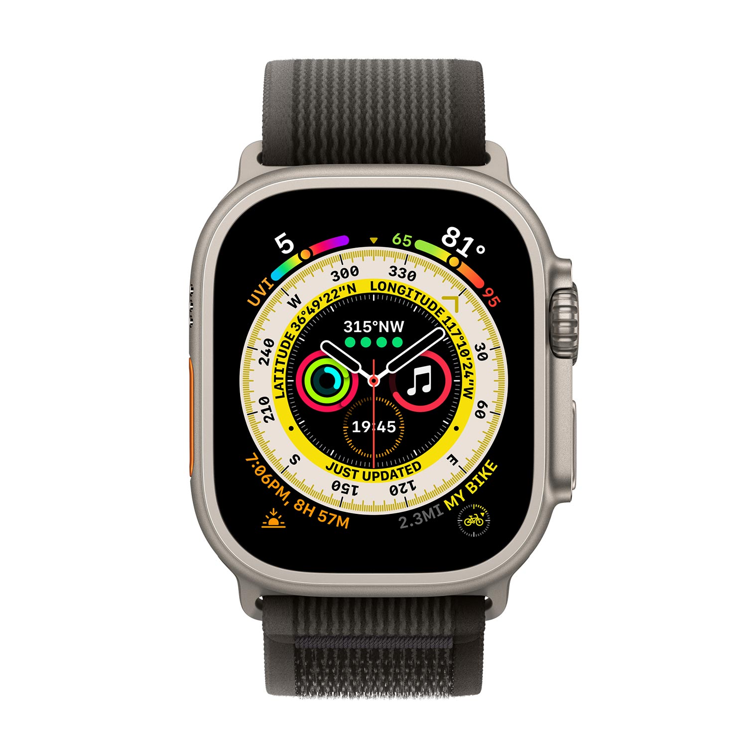 Trail Strap for Apple Watch - Black Gray (Fall/2022) – iMod Watch