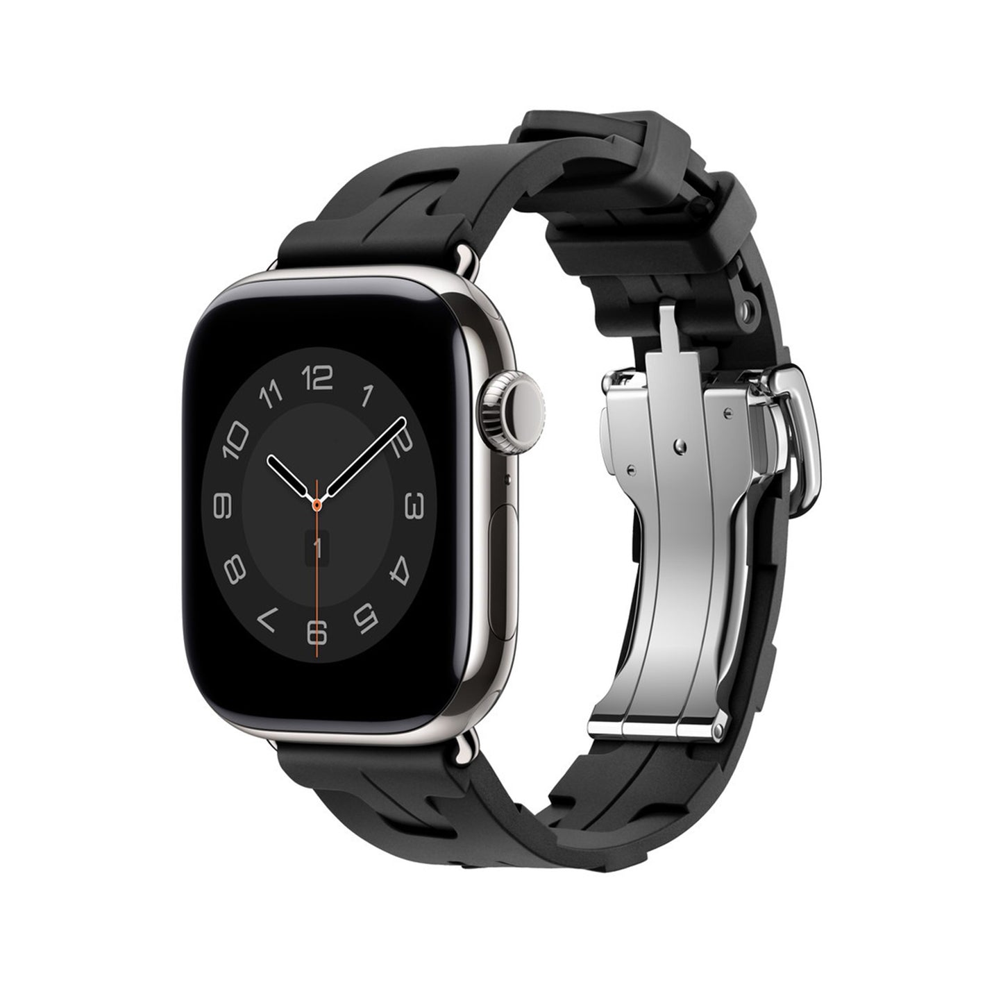 Geometry Elastomer Sport Strap for Apple Watch - Noir