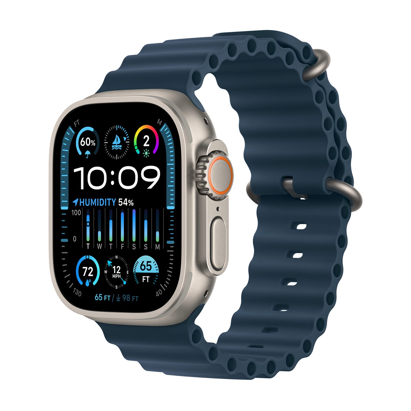 فرقة Silicone Sport For Apple Watch - Midnight Black