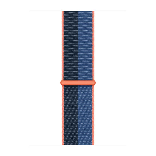 Sport Weave Nylon Loop Strap for Apple Watch - Blue Jay/Abyss Blue