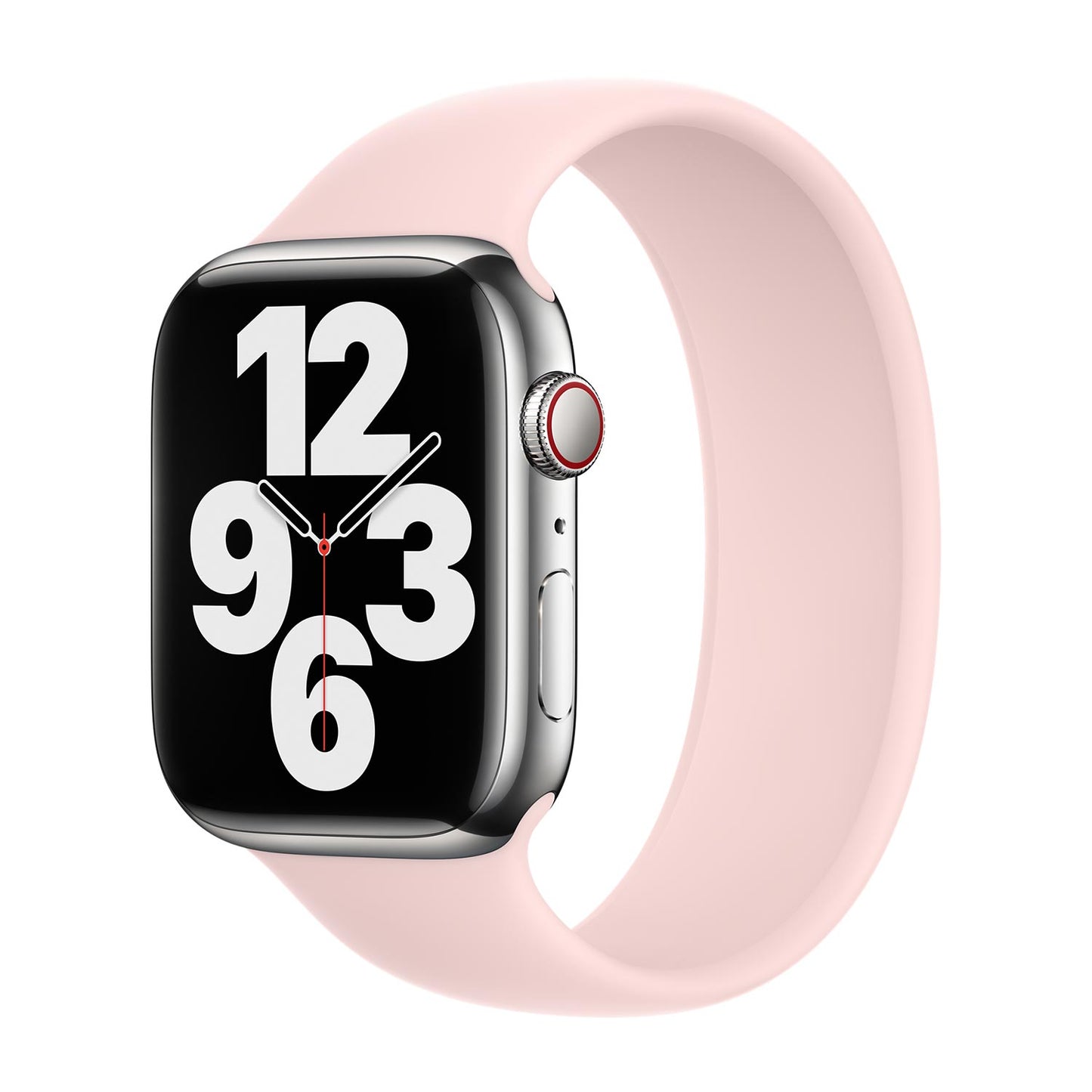 Solo Silicon Flex Loop Strap for Apple Watch - Chalk Pink