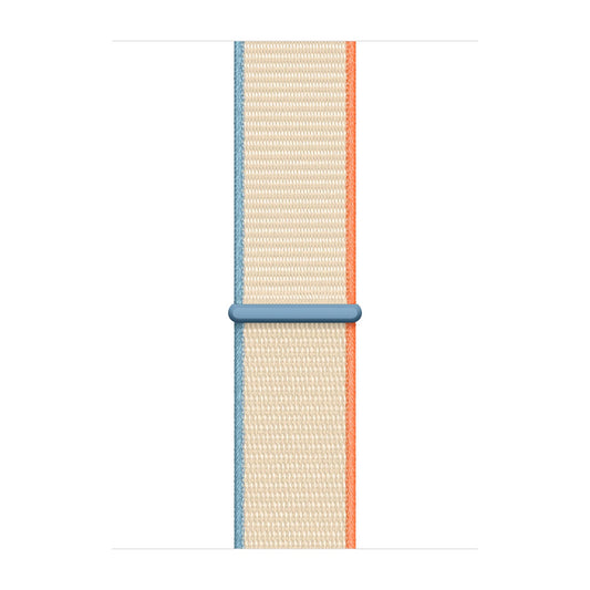 Sport Weave Nylon Loop Strap for Apple Watch - Cream