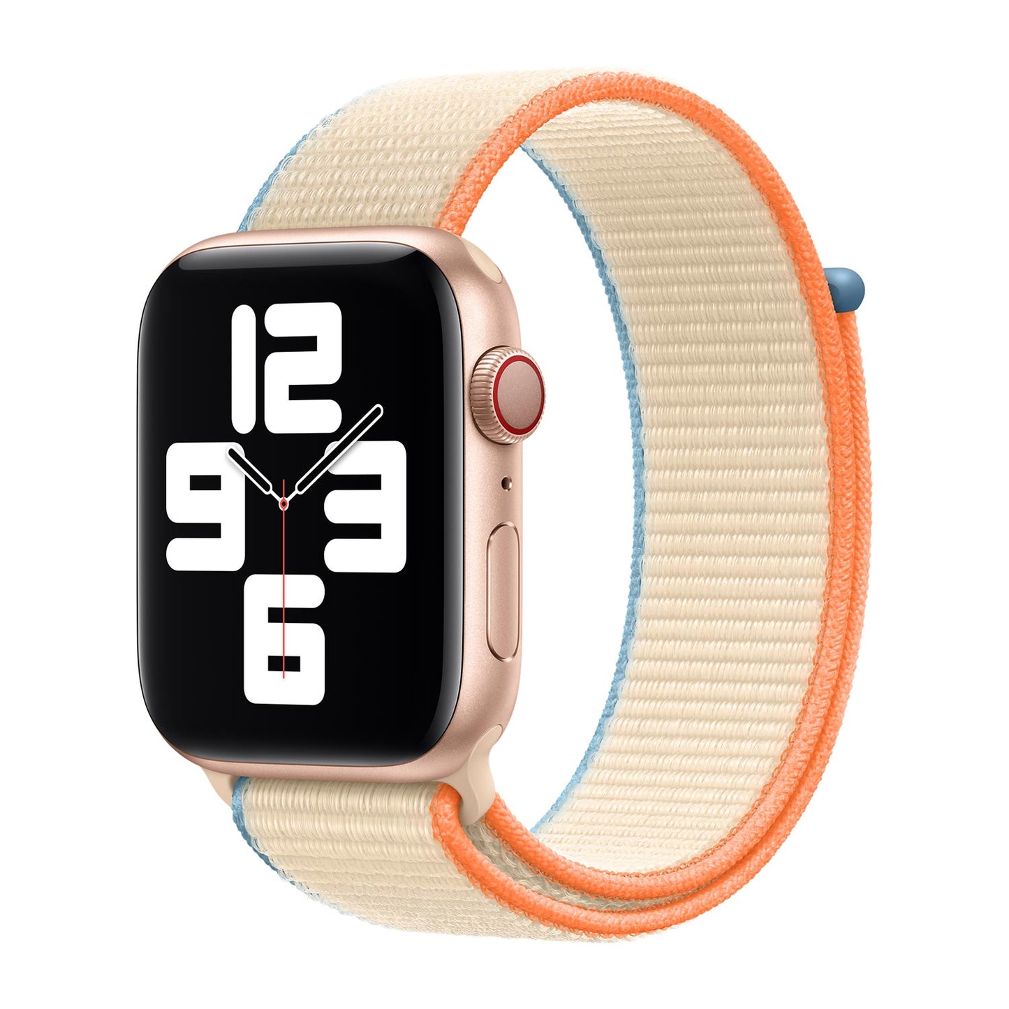 Sport Weave Nylon Loop Strap for Apple Watch - Cream