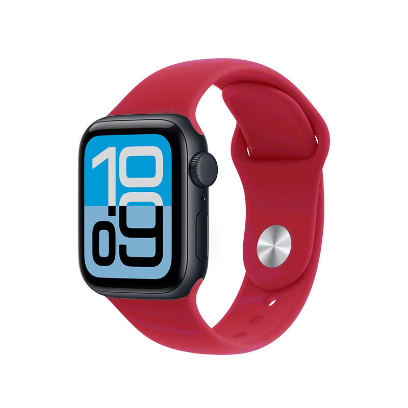 Silicone Sport Band pour Apple Watch - Midnight Black