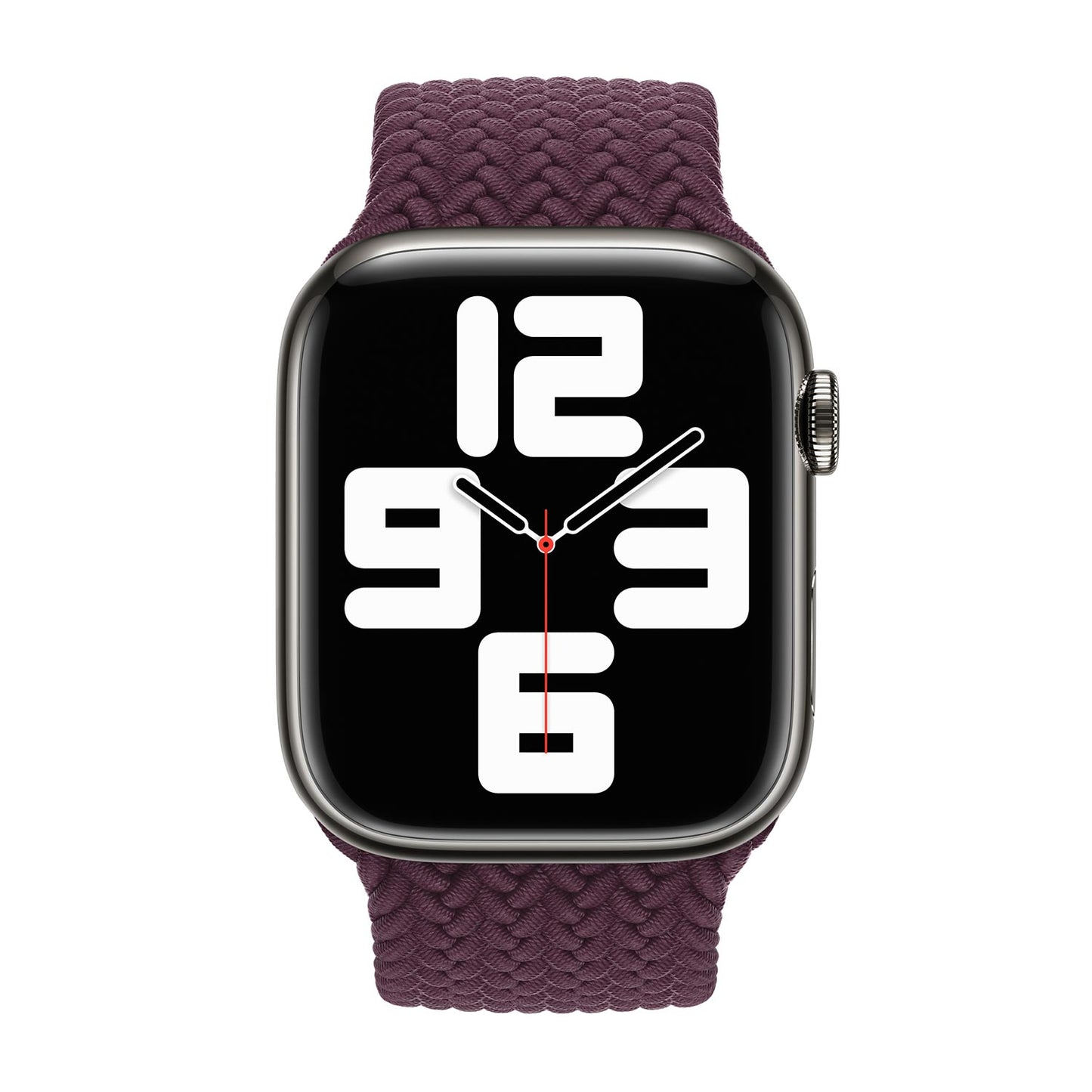 Braided Flex Loop Strap for Apple Watch - Dark Cherry