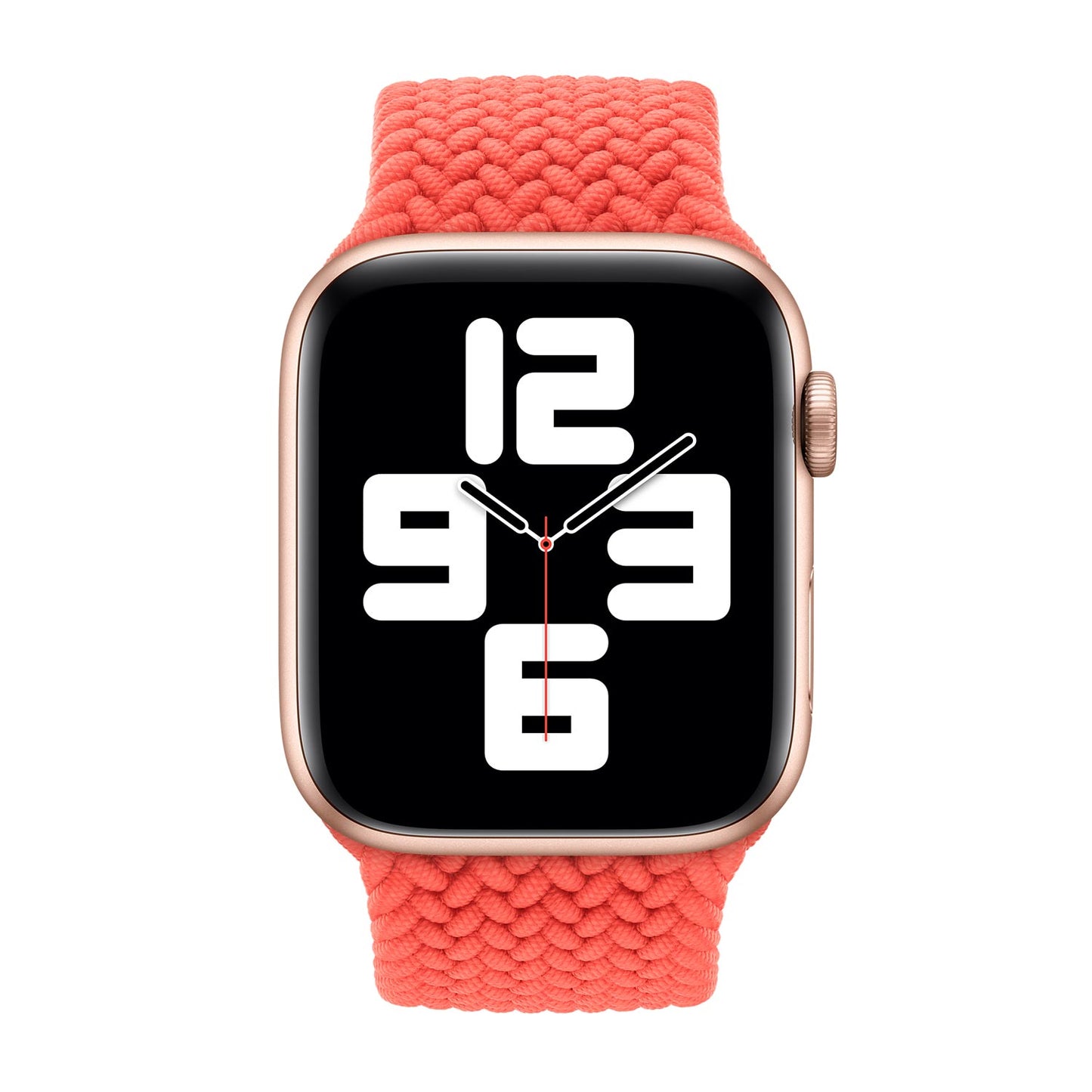 Braided Flex Loop Strap for Apple Watch - Electric Orange