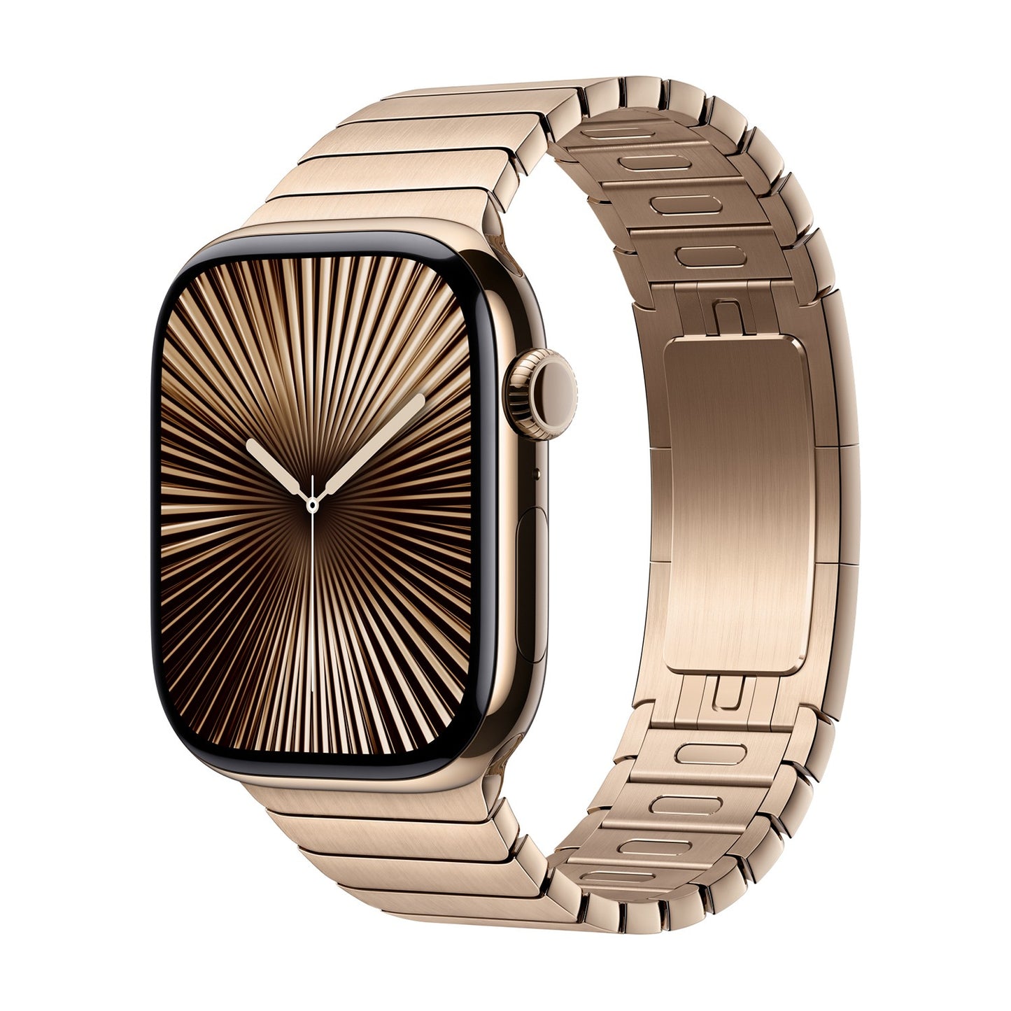 Stainless Steel Link Band for Apple Watch – Gold