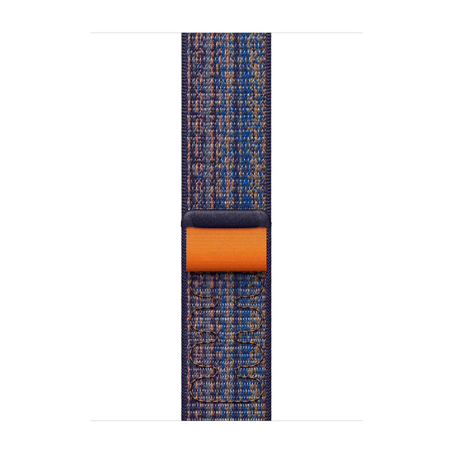 Sport Weave Nylon Loop Strap for Apple Watch - Game Royal/Orange