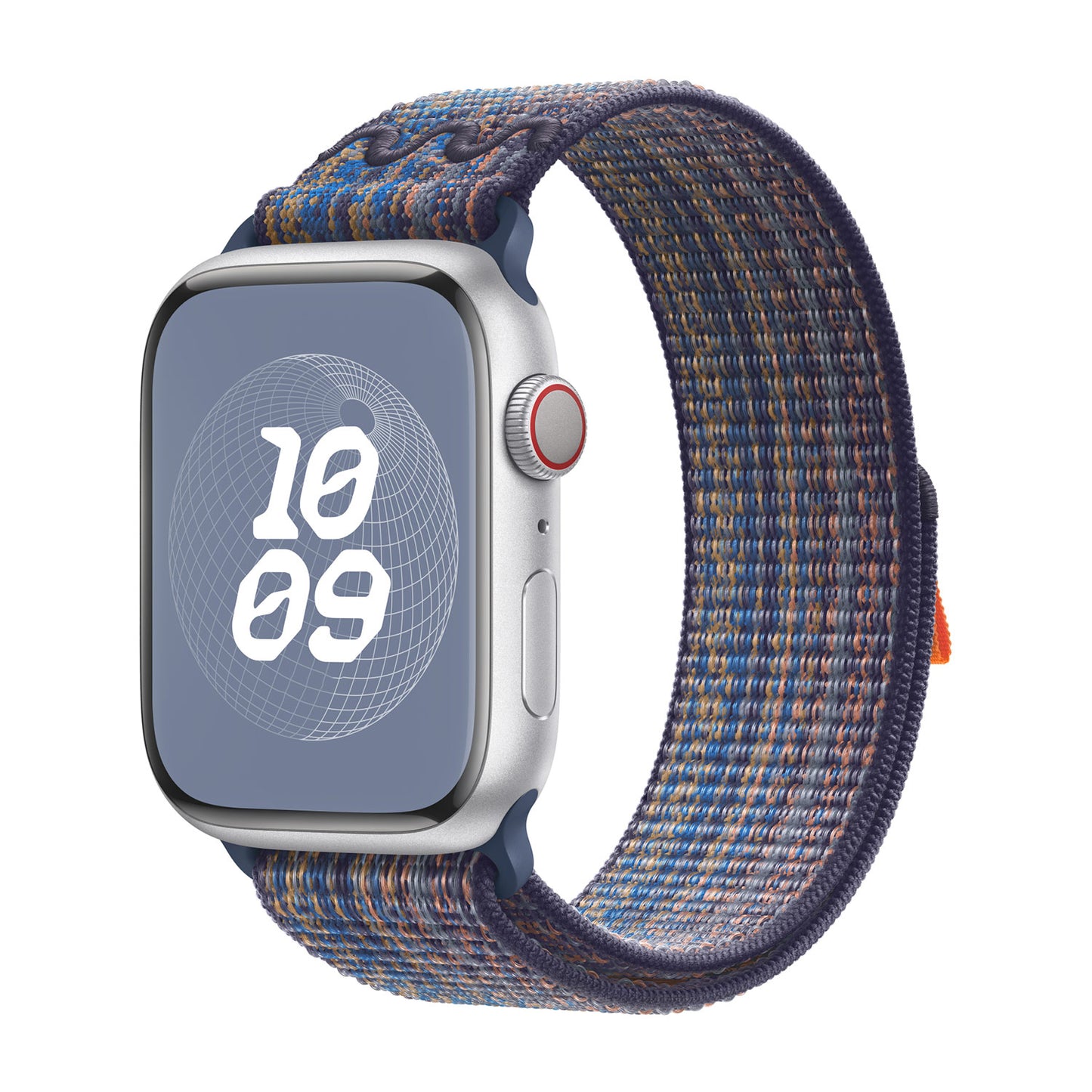 Sport Weave Nylon Loop Strap for Apple Watch - Game Royal/Orange