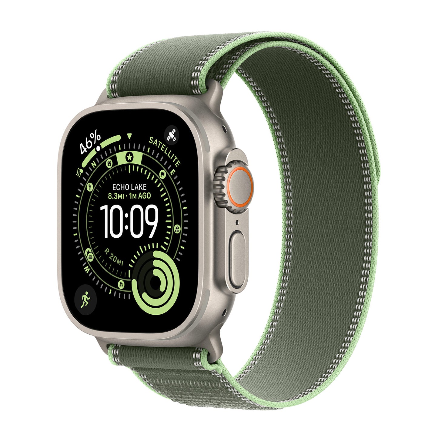 Trail Strap for Apple Watch - Green / Neon (Fall/2025)