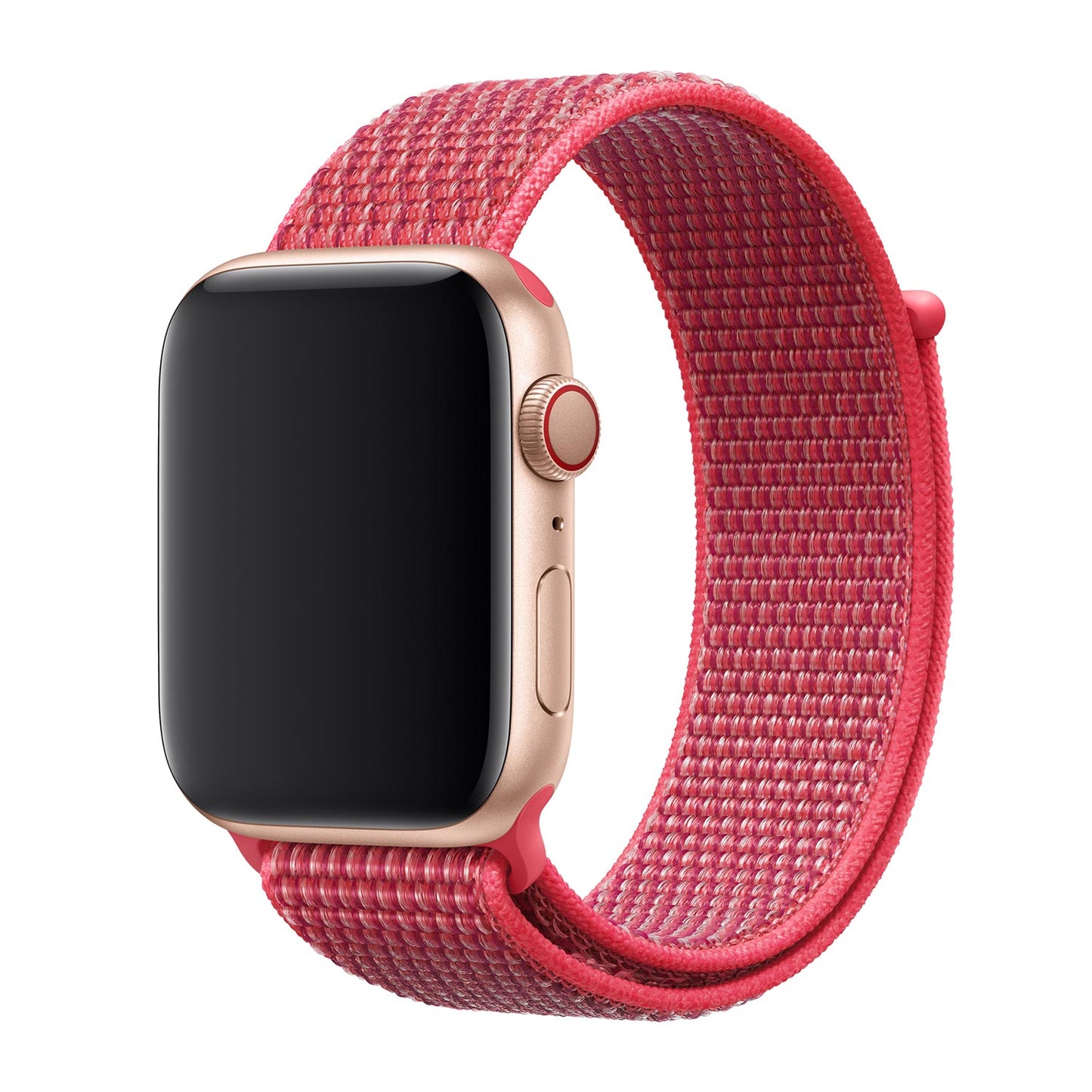 Sport Weave Nylon Loop Strap for Apple Watch - Hibiscus