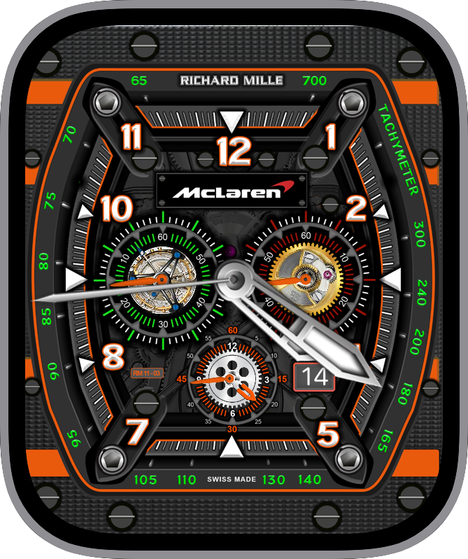 Free Clockology Face: RM McLaren