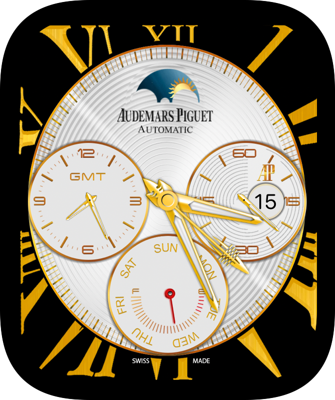 Free Apple Watch Face: AP Moonphase