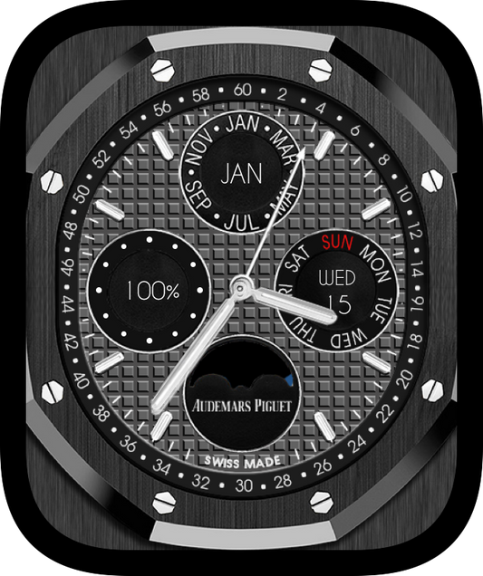 Free Apple Watch Face: AP Annual Calendar