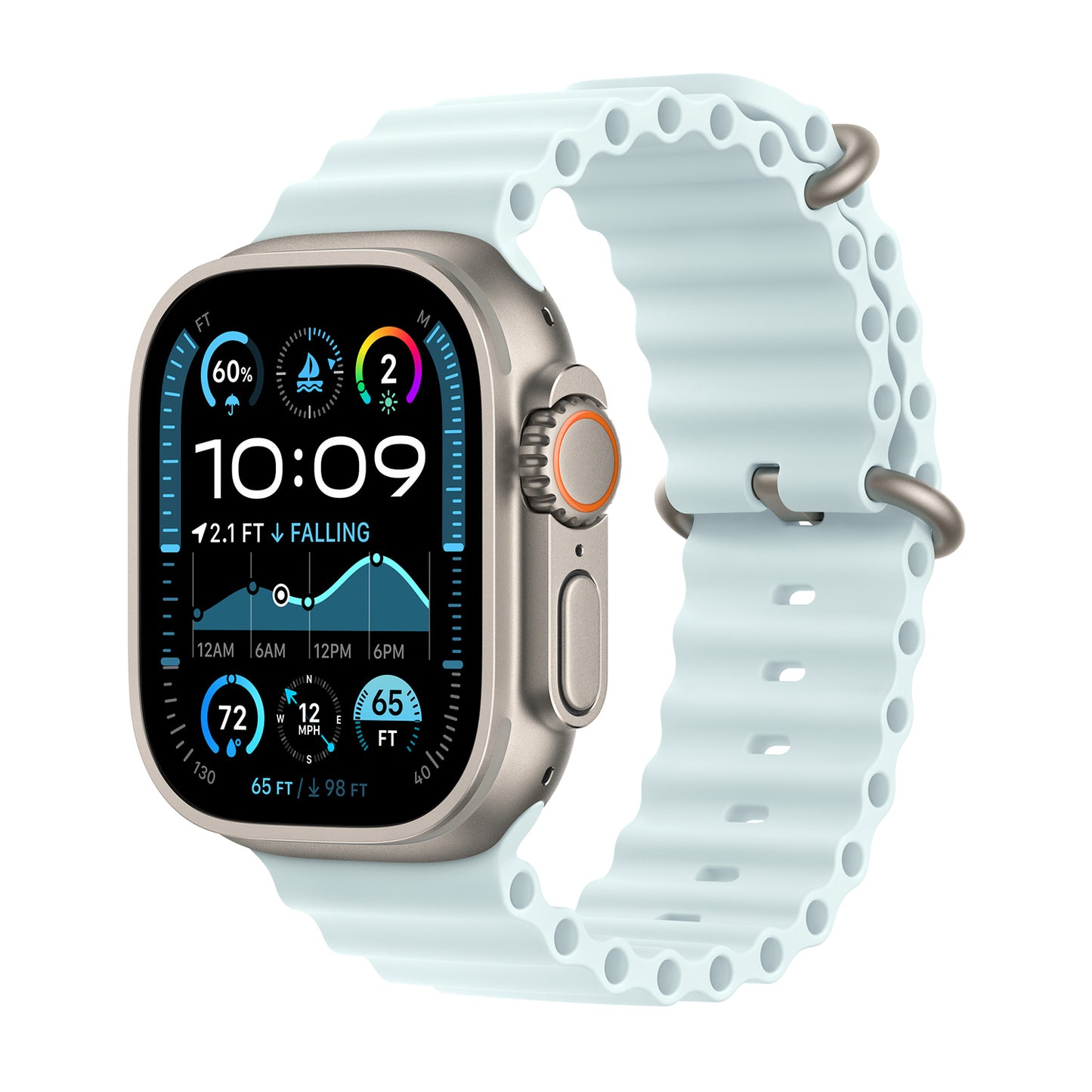 Silicone Sport Band untuk Apple Watch - Midnight Black