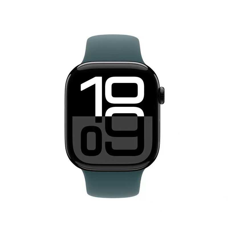 Silicone Sport Band for Apple Watch - Lake Green