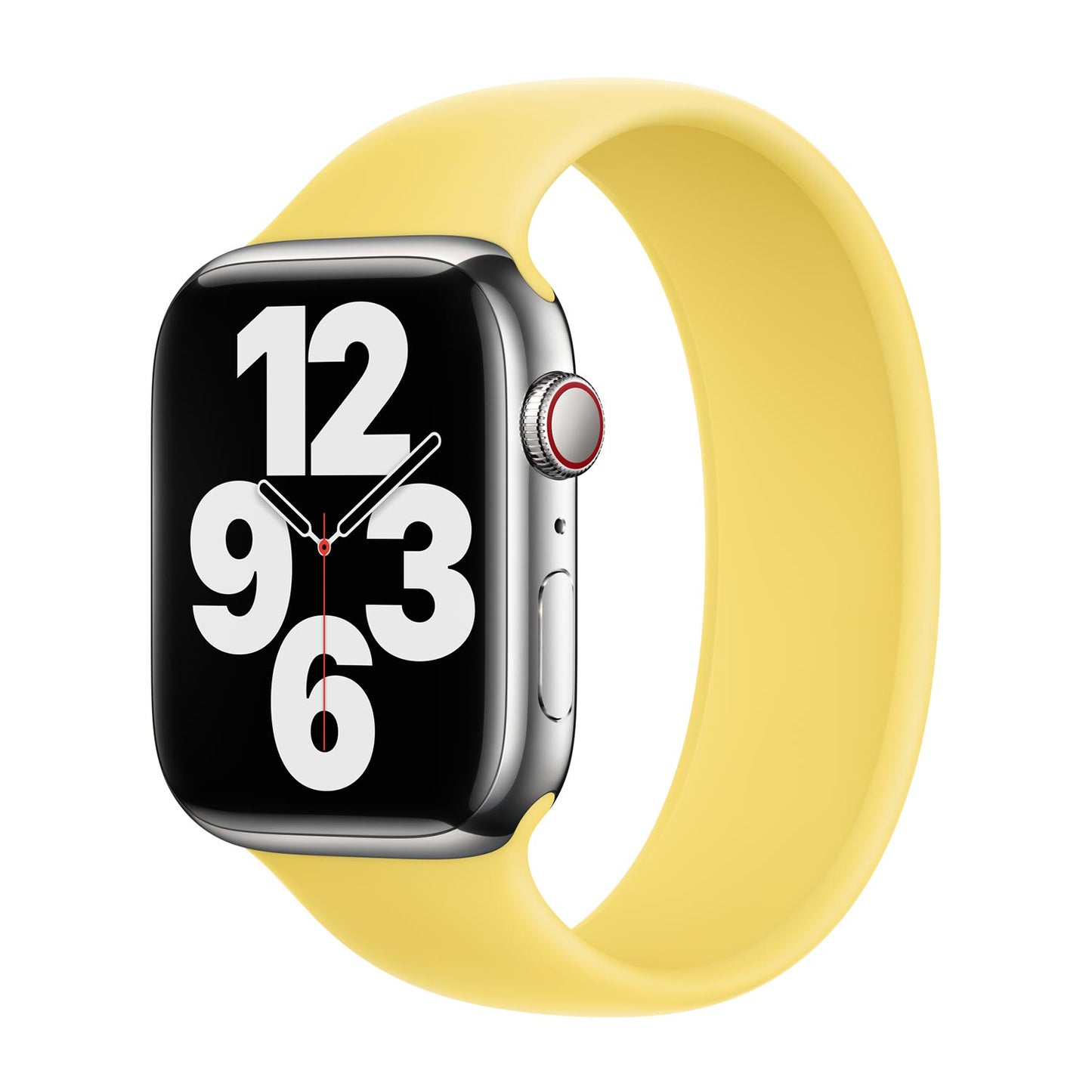 Solo Silicon Flex Loop Strap for Apple Watch - Lemon Zest