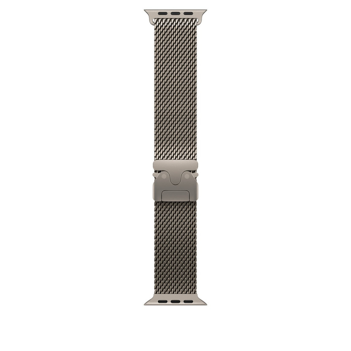 Titanium Milanese Strap for Apple Watch – Natural Finish