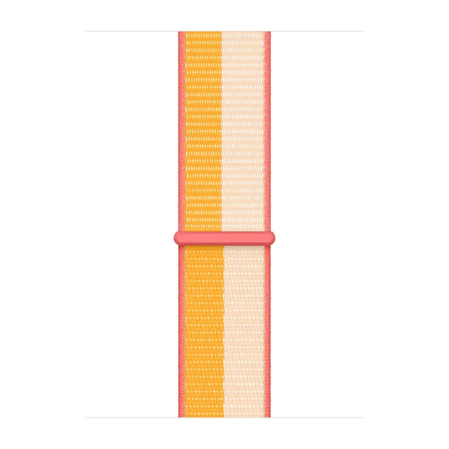 Sport Weave Nylon Loop Strap for Apple Watch - Maize/White