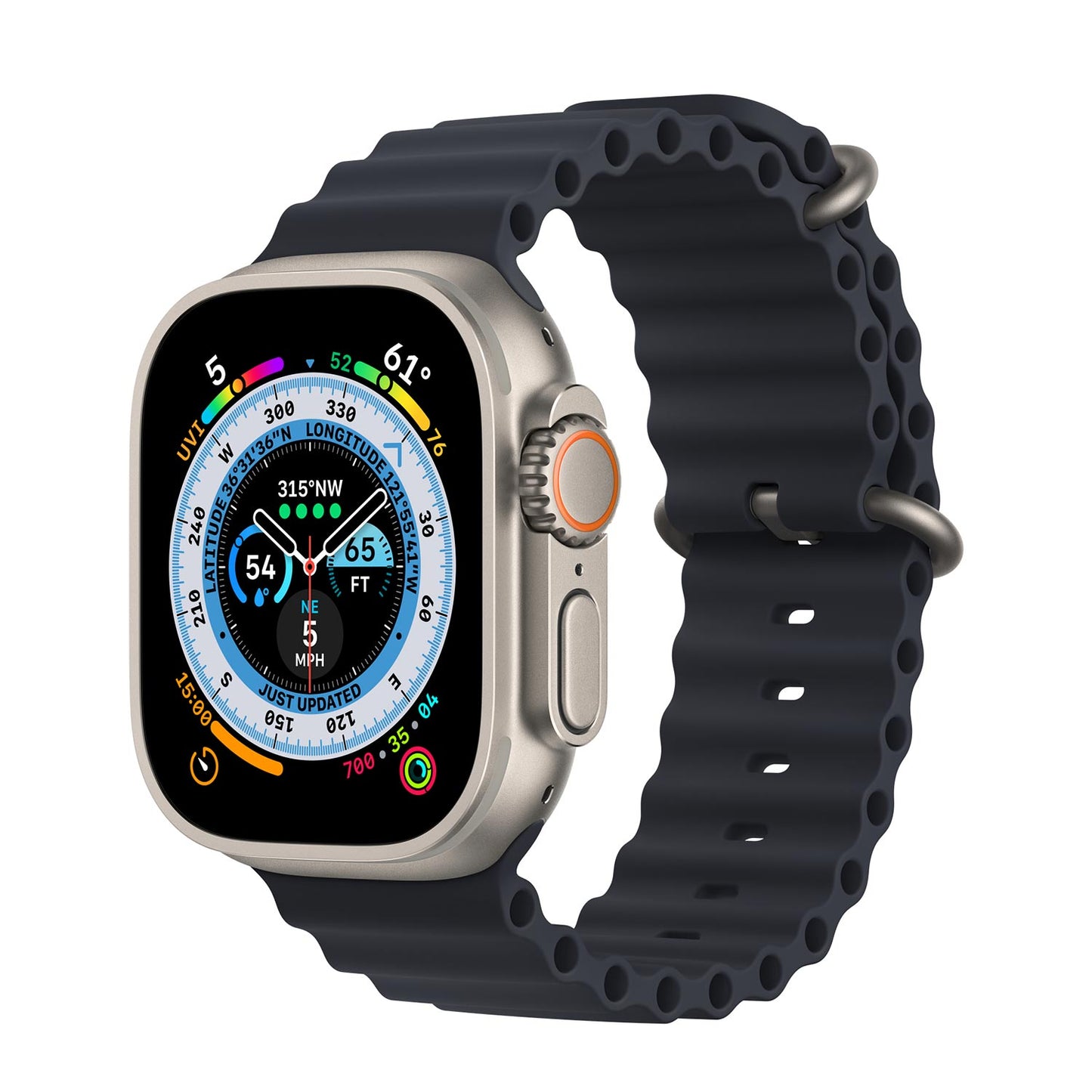 فرقة Silicone Sport For Apple Watch - Midnight Black