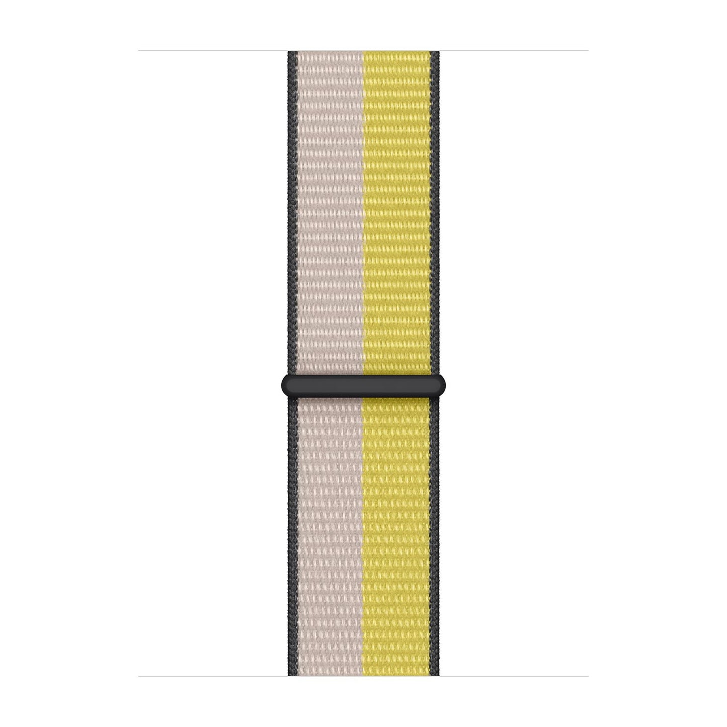 Sport Weave Nylon Loop Strap for Apple Watch - Oat Milk/Lemon Zest