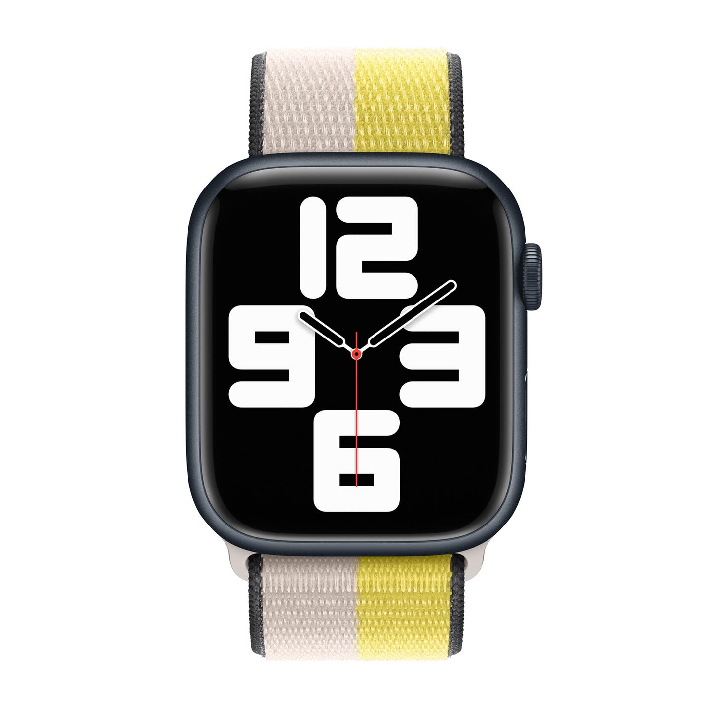 Sport Weave Nylon Loop Strap for Apple Watch - Oat Milk/Lemon Zest