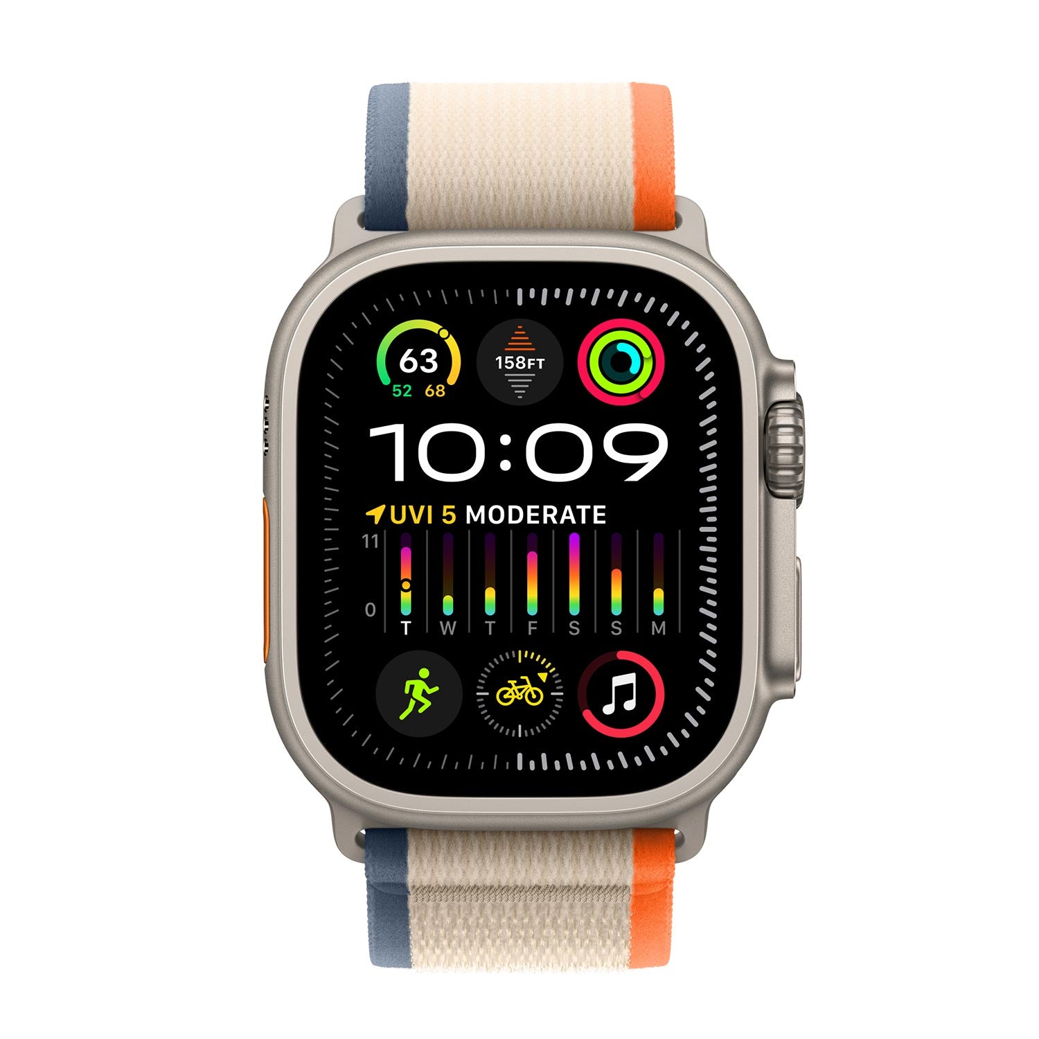 orange_apple 2 専用 Trail Strap for Apple Watch - Orange Beige (Fall/2023