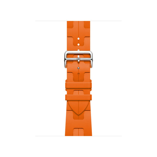 Geometry Elastomer Sport Strap for Apple Watch - Orange
