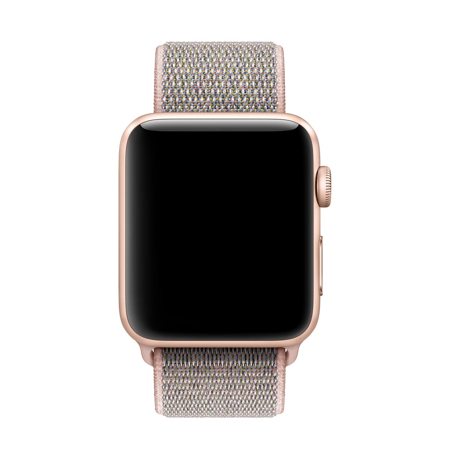 Sport Weave Nylon Loop Strap for Apple Watch - Pink Sand