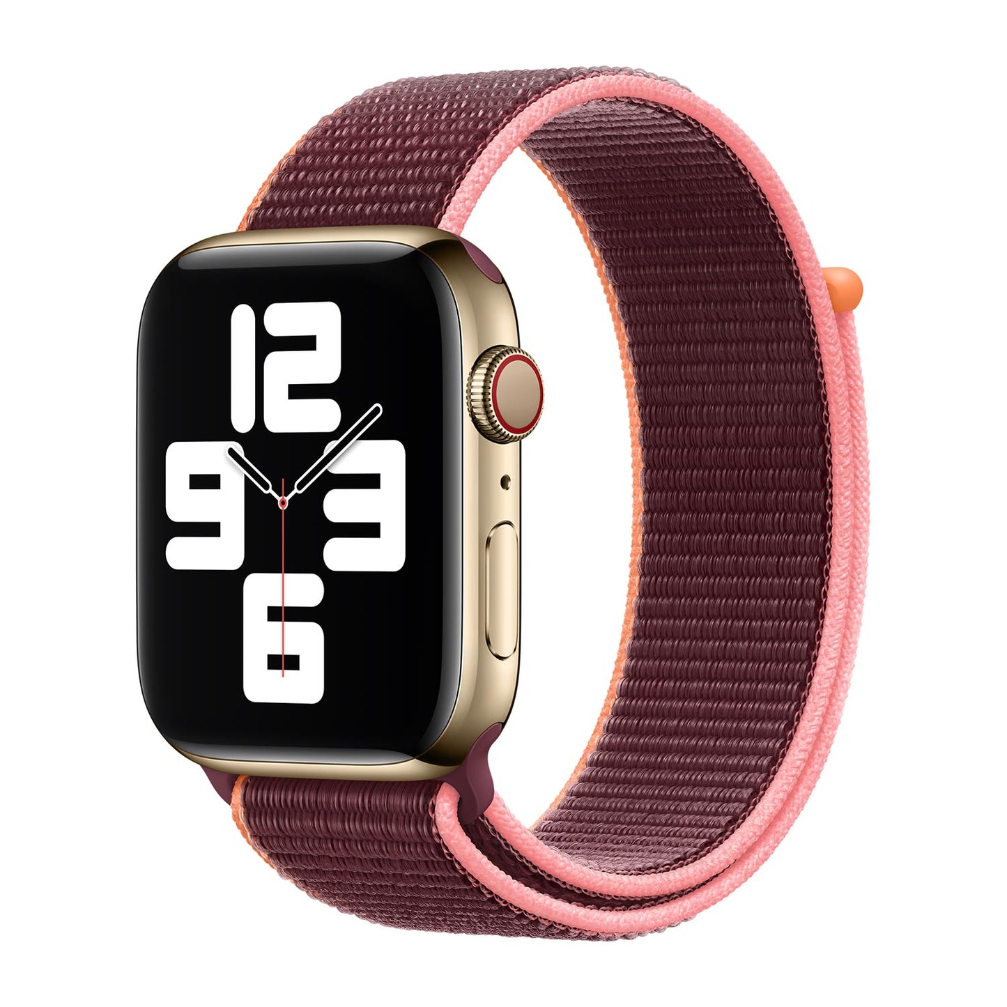 Sport Weave Nylon Loop Strap for Apple Watch - Plum
