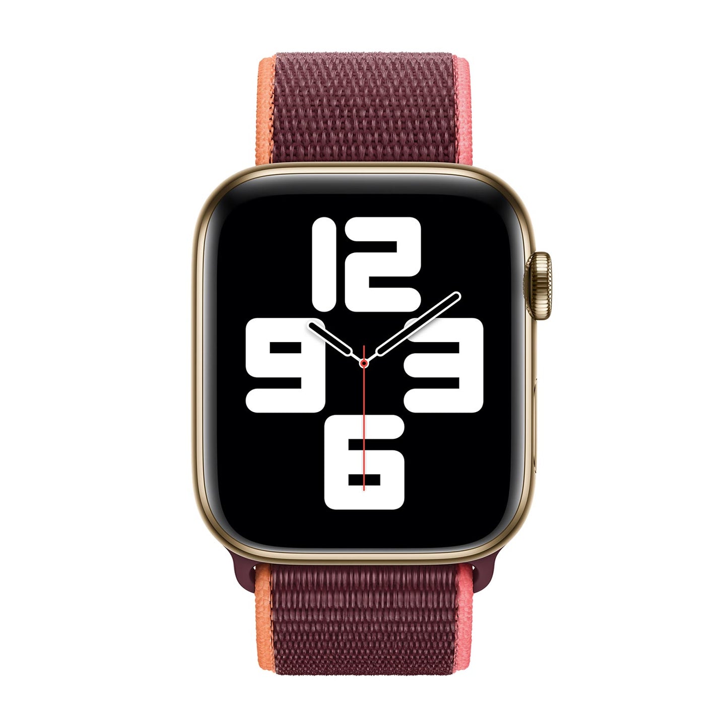 Sport Weave Nylon Loop Strap for Apple Watch - Plum
