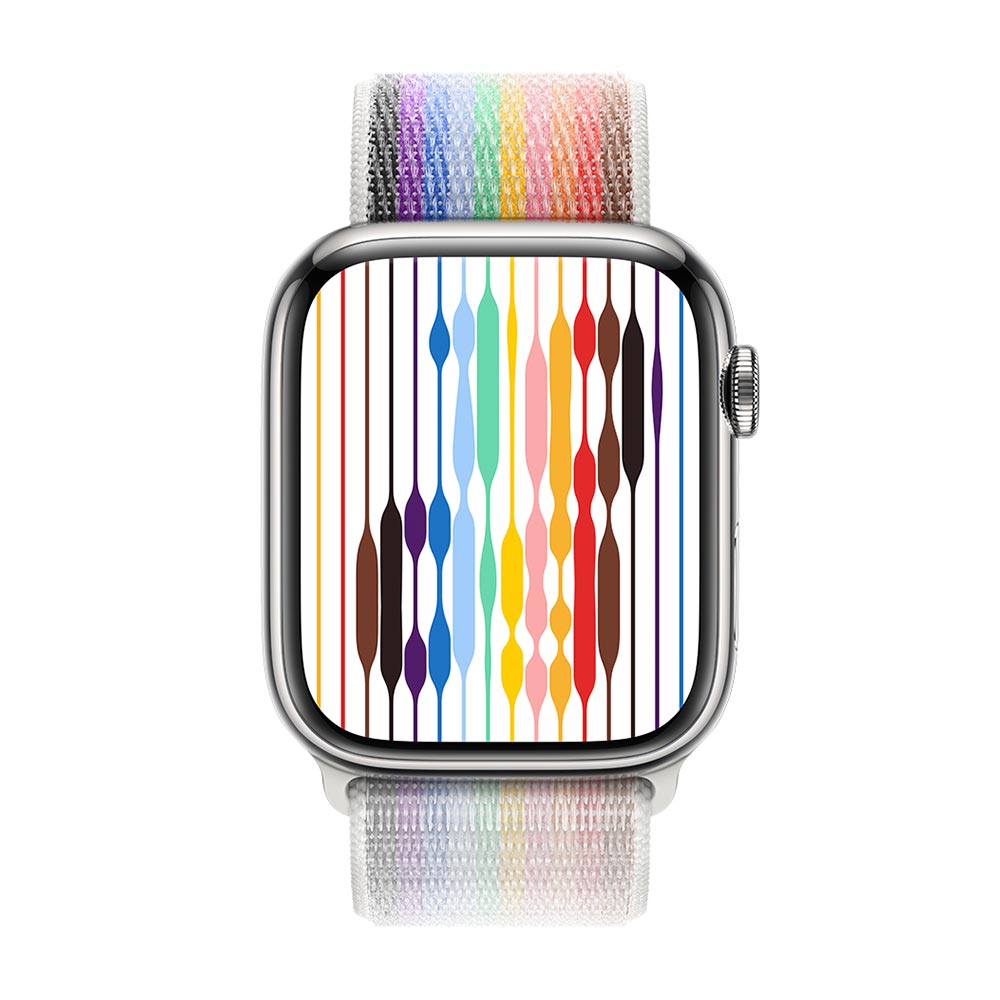 Sport Weave Nylon Loop Strap for Apple Watch - Pride Edition