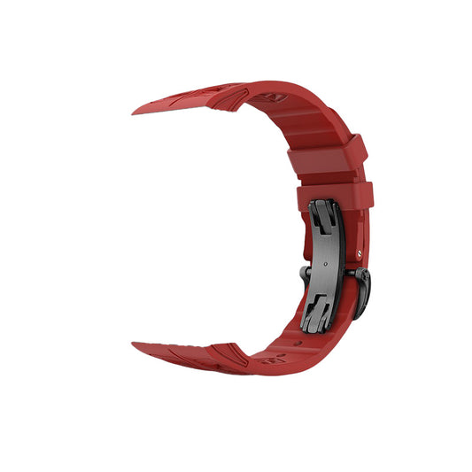 Red Fluoro Rubber Strap for Glacium Series