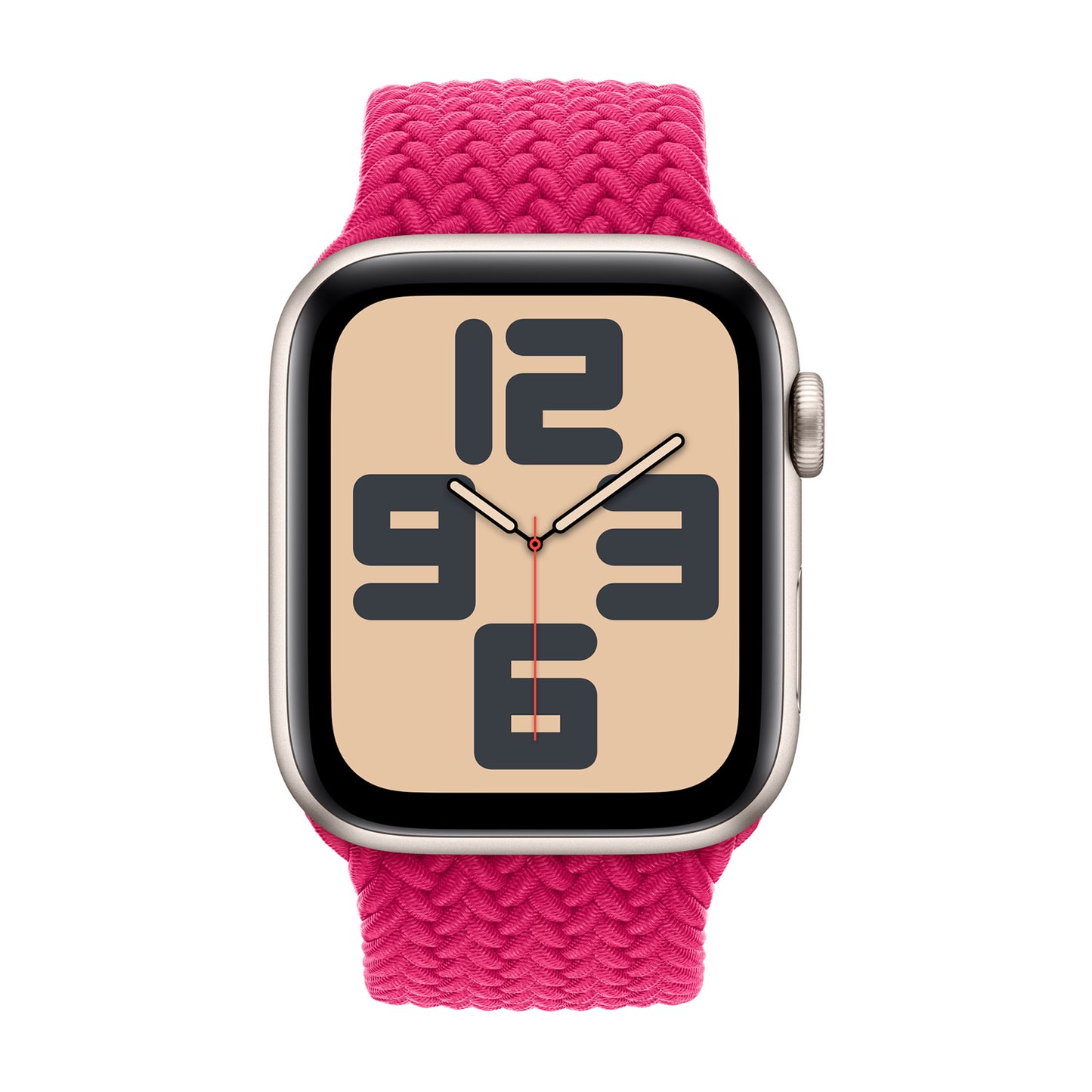 Braided Flex Loop Strap for Apple Watch - Raspberry