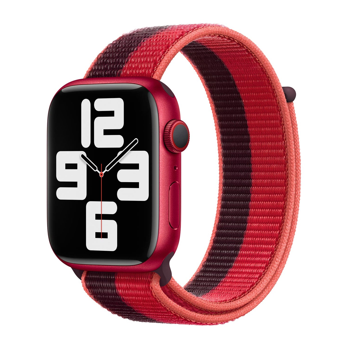Sport Weave Nylon Loop Strap for Apple Watch - Red