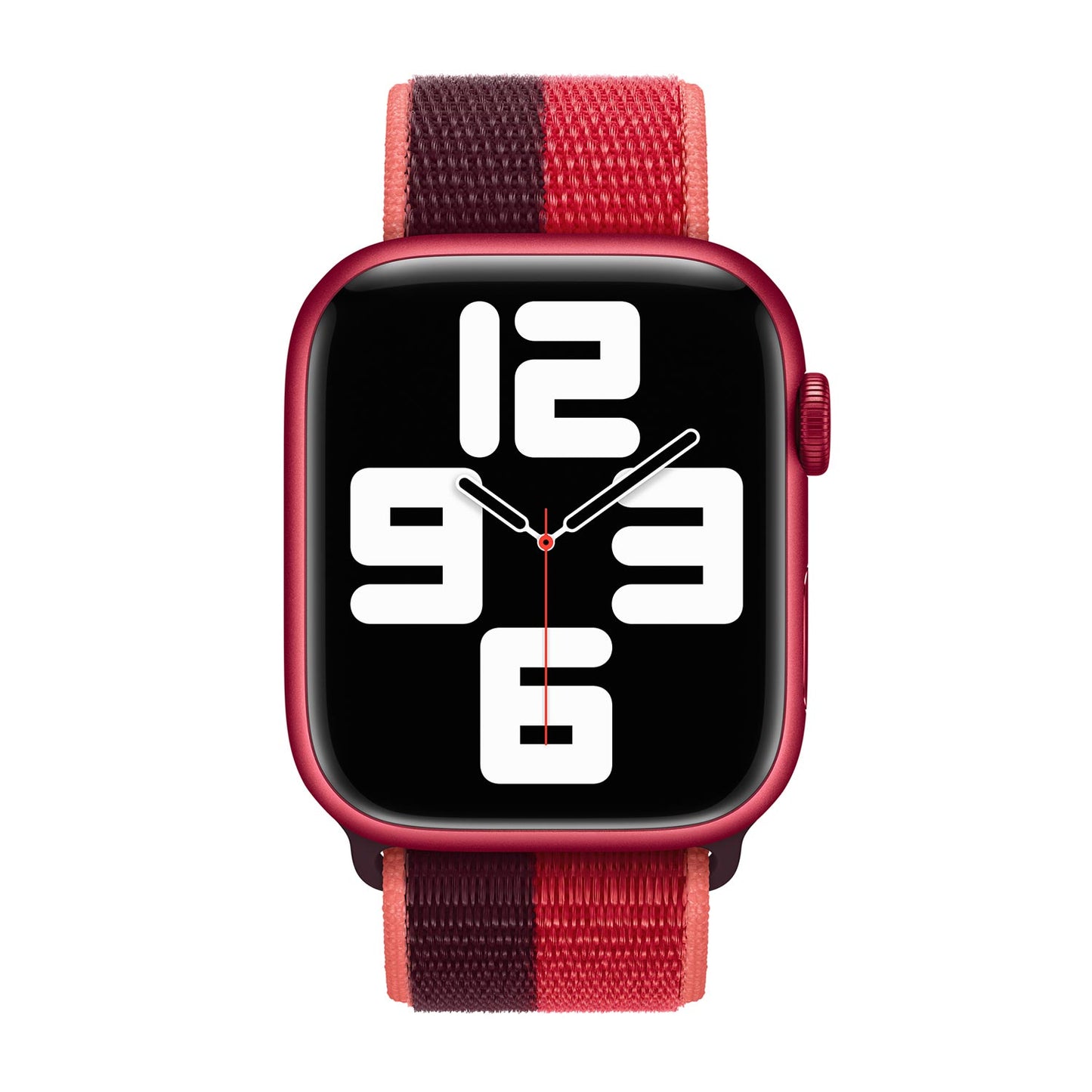 Sport Weave Nylon Loop Strap for Apple Watch - Red