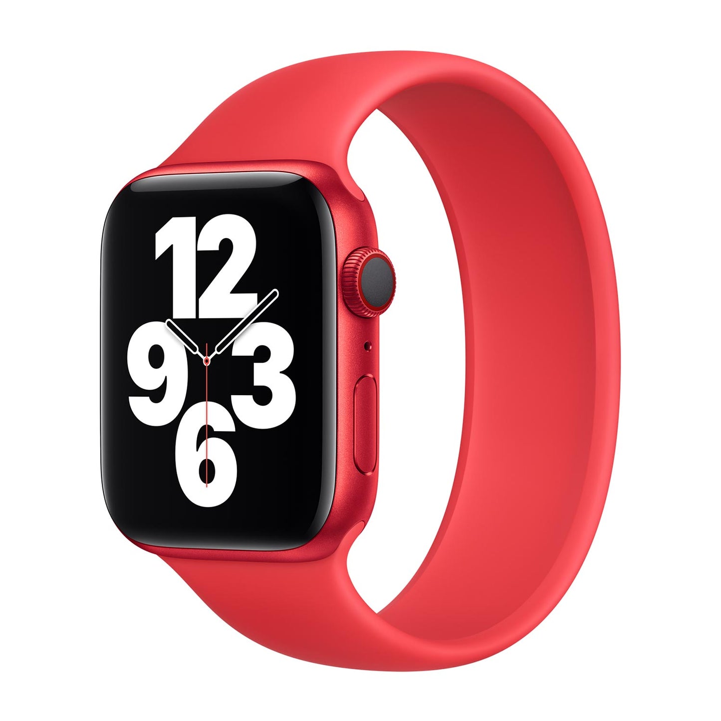 Solo Silicon Flex Loop Strap for Apple Watch - Red