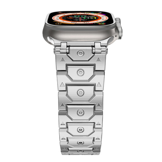 Bracciale in acciaio inossidabile Titan stile tattico per Apple Watch