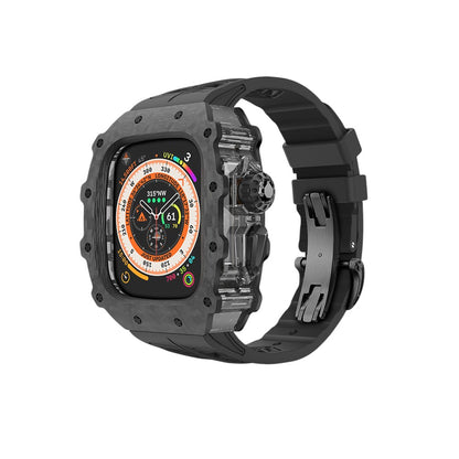 GLACIUM CF Series 49mm - Estuche para Apple Watch Ultra 1/2 (Negro)