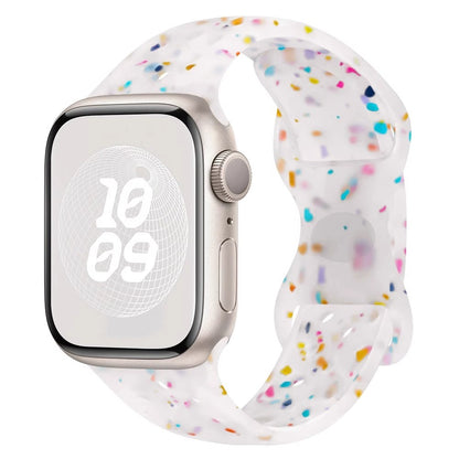 Cinturino in silicone colorato per Apple Watch (serie 7, 8, 9, 10, Ultra)