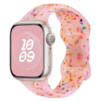 Cinturino in silicone colorato per Apple Watch (serie 7, 8, 9, 10, Ultra)