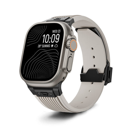 Cinturino in gomma siliconica liquida per Apple Watch