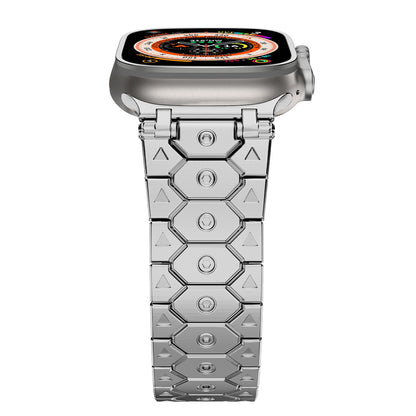 Bracciale in acciaio inossidabile Titan stile tattico per Apple Watch